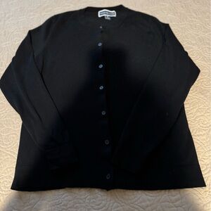 Karen Scott Black Cardigan